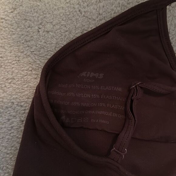 Skims Brown Small Soft Bra New - Picture 2 of 3